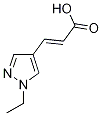 (2E)-3-(1-ethyl-1H-pyrazol-4-yl)acrylic acid Structure,304903-09-1Structure