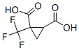 1,2-Cyclopropanedicarboxylic acid,1-(trifluoromethyl )- Structure,305377-31-5Structure