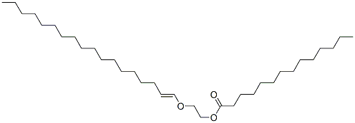 2-[(1Z)-1-octadecen-1-yloxy]ethyl myristate Structure,30760-02-2Structure