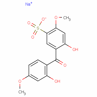 2,2-Dihydroxy-4,4-dimethoxy-5-sulfobenzophenone sodium salt Structure,3121-60-6Structure