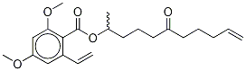 Rac 2-ethenyl-4,6-dimethoxy-benzoic acid 1-methyl-5-oxo-9-decen-1-yl ester Structure,312305-42-3Structure