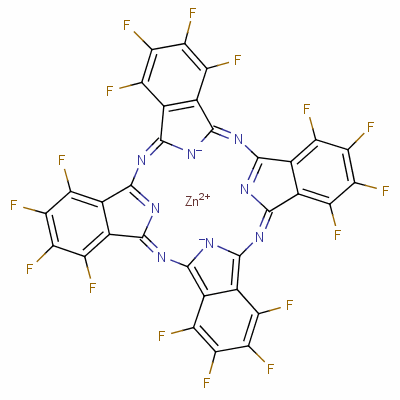 Zinc 1,2,3,4,8,9,10,11,15,16,17,18,22,23,24,25-hexadecafluoro-29h,31h-phthalocyanine Structure,31396-84-6Structure