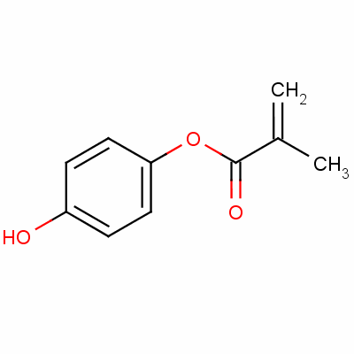 4-Hydroxyphenylmethacrylate Structure,31480-93-0Structure