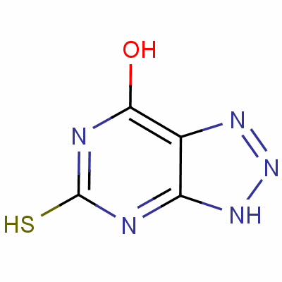 1,4,5,6-Tetrahydro-5-thioxo-7h-1,2,3-triazolo[4,5-d]pyrimidin-7-one Structure,31571-52-5Structure