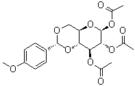 4,6-Di-o-(p-methoxybenzylidene)-1,2,3-tri-o-acetyl -b-d-glucopyranose Structure,316790-34-8Structure