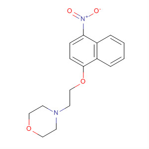 4-[2-(4-Nitronaphthalen-1-yloxy)ethyl ]morpholine Structure,317806-88-5Structure