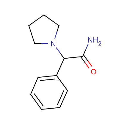 2-Phenyl -2-pyrrolidin-1-ylacetamide Structure,31788-79-1Structure