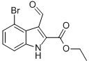 1H-indole-2-carboxylic acid,4-bromo-3-formyl -,ethyl ester Structure,318292-53-4Structure