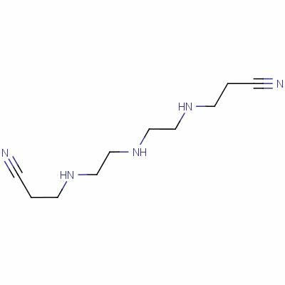 Propanenitrile, 3,3-[iminobis(1,2-ethanediylimino)]bis- Structure,3216-99-7Structure