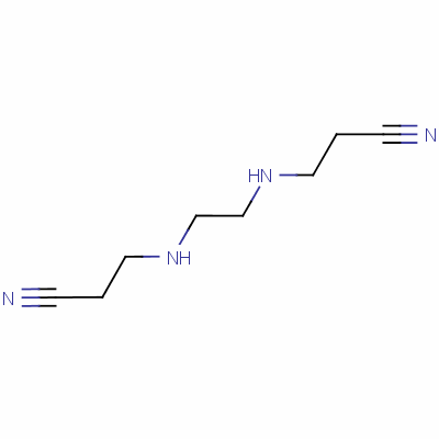 Propanenitrile,3,3-(1,2-ethanediyldiimino)bis- Structure,3217-00-3Structure