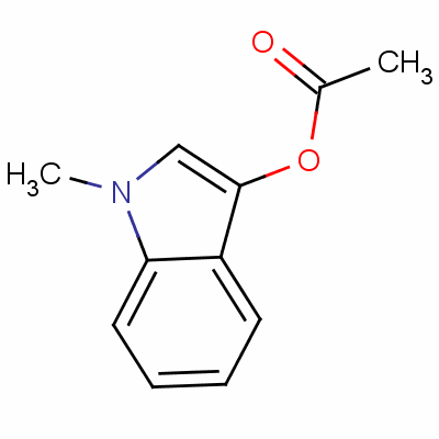 (1-Methylindol-3-yl) acetate Structure,3260-63-7Structure