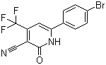 3-Cyano-4-trifluoromethyl-6-(4-bromophenyl)-pyridine-2-one Structure,32801-22-2Structure