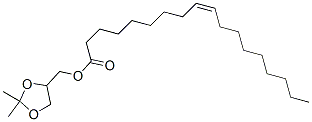 (2,2-Dimethyl-1,3-dioxolan-4-yl)methyl (9e)-9-octadecenoate Structure,33001-45-5Structure