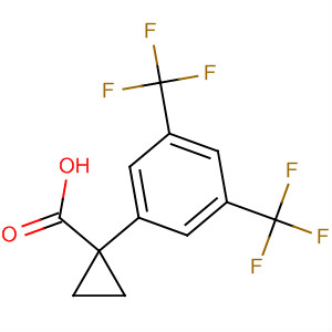 1-(3,5-Bis(trifluoromethyl)phenyl)cyclopropane-1-carboxylic acid Structure,334477-30-4Structure