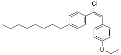 Trans-4-octyl-alpha-chloro-4-ethoxystilbene Structure,33468-15-4Structure