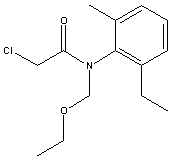 乙草胺結(jié)構(gòu)式_34256-82-1結(jié)構(gòu)式