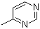 4-Methylpyrimidine Structure,3438-46-8Structure