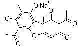 地衣酸鈉結構式_34769-44-3結構式