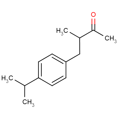 2-Butanone,3-methyl-4-[4-(1-methylethyl)phenyl]- Structure,3488-51-5Structure