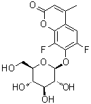 6,8-Difluoro-4-methylumbelliferyl-β-d-glucopyranoside Structure,351009-26-2Structure