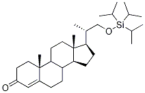 (20S)-21-[[tris(isopropyll)silyl]oxy]-20-methyl-pregn-4-en-3-one Structure,356063-47-3Structure