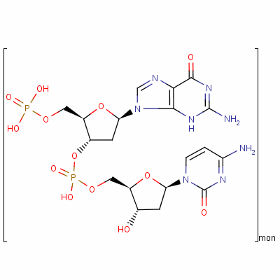 [(2R,3S,5R)-5-(2-氨基-6-氧代-3H-嘌呤-9-基)-2-(膦酰氧基甲基)四氫呋喃-3-基][(2R,3S,5R)-5-(4-氨基-2-氧代嘧啶-1-基)-3-羥基四氫呋喃-2-基]甲基磷酸氫酯結(jié)構(gòu)式_36786-90-0結(jié)構(gòu)式