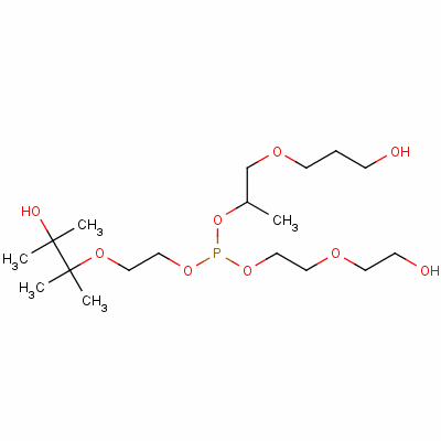 7-[2-(2-Hydroxymethylethoxy)methylethoxy]tetramethyl-3,6,8,11-tetraoxa-7-phosphatridecane-1,13-diol Structure,36788-39-3Structure