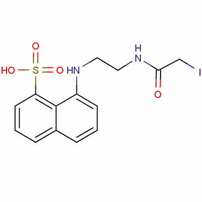 N-(iodoacetylaminoethyl)-8-naphthylamine-1-sulfonic acid Structure,36930-64-0Structure