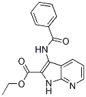 1H-pyrrolo[2,3-b]pyridine-2-carboxylic acid, 3-(benzoylamino)-, ethyl ester Structure,371943-29-2Structure