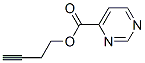 3-Butyn-1-yl 4-pyrimidinecarboxylate Structure,380626-82-4Structure