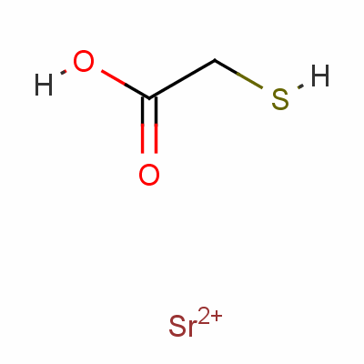 Mercaptoacetic acid, strontium salt Structure,38337-95-0Structure