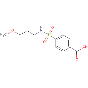 4-[[(3-Methoxypropyl)amino]sulfonyl]benzoic acid Structure,383871-08-7Structure