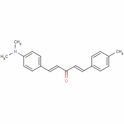 (1E,4e)-1-(4-dimethylaminophenyl)-5-(4-methylphenyl)penta-1,4-dien-3-one Structure,38552-36-2Structure