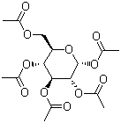 2,3,4,5,6-alpha-D-葡萄糖五乙酸酯結(jié)構(gòu)式_3891-59-6結(jié)構(gòu)式