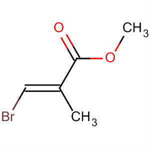 3-Bromo-2-methyl methyl acrylate Structure,40053-01-8Structure