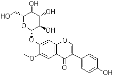 黃豆黃苷結構式_40246-10-4結構式