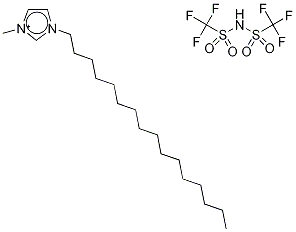 3-Hexadecyl-1-methyl-1h-imidazolium 1,1,1-trifluoro-n-[(trifluoromethyl)sulfonyl]methanesulfonamide Structure,404001-50-9Structure