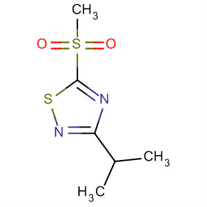 3-Isopropyl-5-methylsulfonyl-1,2,4-thiadiazole Structure,40966-53-8Structure