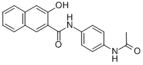 N-(4-acetylaminophenyl)-3-hydroxynaphthalene-2-carboxamide Structure,41506-62-1Structure