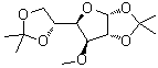 (3R,4S)-3-[(4R)-2,2-二甲基-1,3-二氧戊環(huán)-4-基]-4-甲氧基-7,7-二甲基-2,6,8-三氧雜雙環(huán)[3.3.0]辛烷結(jié)構(gòu)式_43138-64-3結(jié)構(gòu)式