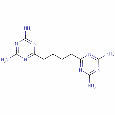 1,3,5-Triazine-2,4-diamine,6,6-(1,4-butanediyl)bis- Structure,4341-27-9Structure