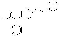 Propanamide,n-phenyl-n-[1-(2-phenylethyl)-4-piperidinyl]- Structure,437-38-7Structure