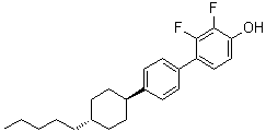 2,3-Difluoro-4-[4-(trans-4-pentylcyclohexyl)phenyl]phenol Structure,437625-60-0Structure