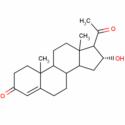 16Alpha-hydroxyprogesterone Structure,438-07-3Structure