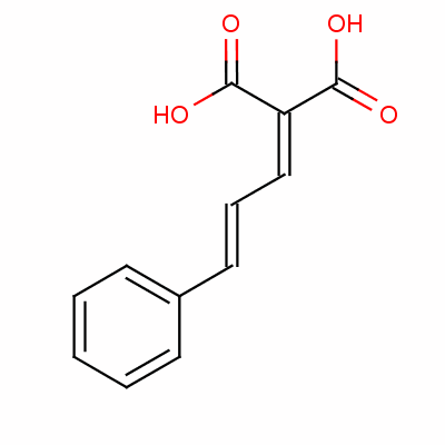 Cinnamylidenemalonic acid, Structure,4472-92-8Structure