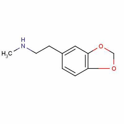 5-[2-(Methylamino)ethyl]-1,3-benzodioxole Structure,451-77-4Structure