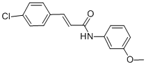 (2E)-3-(4-chlorophenyl)-n-(3-methoxyphenyl)prop-2-enamide Structure,472981-92-3Structure