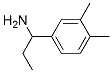 1-(3,4-Dimethylphenyl)propan-1-amine Structure,473732-70-6Structure