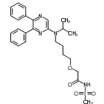 2-{4-[(5,6-Diphenyl-2-pyrazinyl)(isopropyl)amino]butoxy}-n-(methylsulfonyl)acetamide Structure,475086-01-2Structure