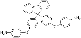 9,9-Bis[4-(4-aminophenoxy)phenyl] fluorene Structure,47823-88-1Structure